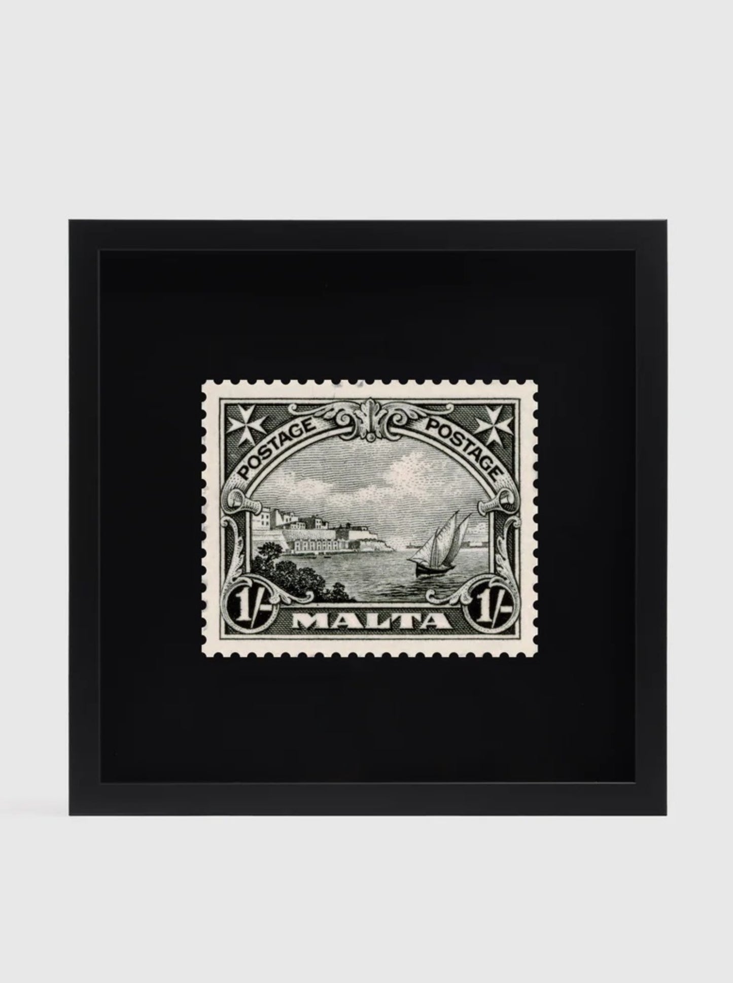 Black Frame Grand Harbour (19x19)