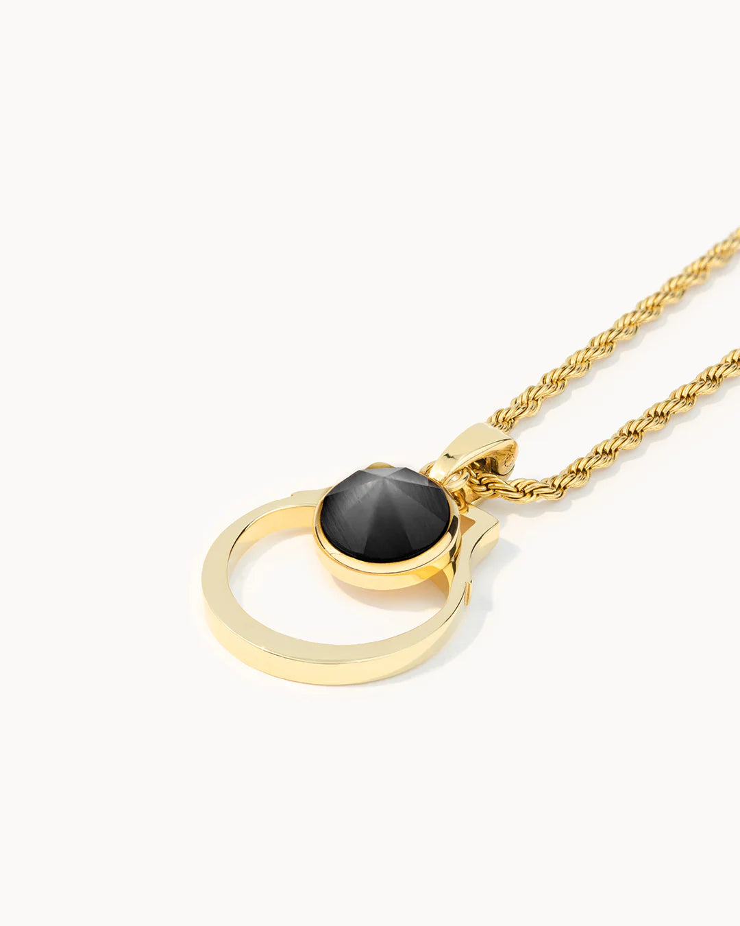 Pure Love Maltese Cross Habbata Necklace Black