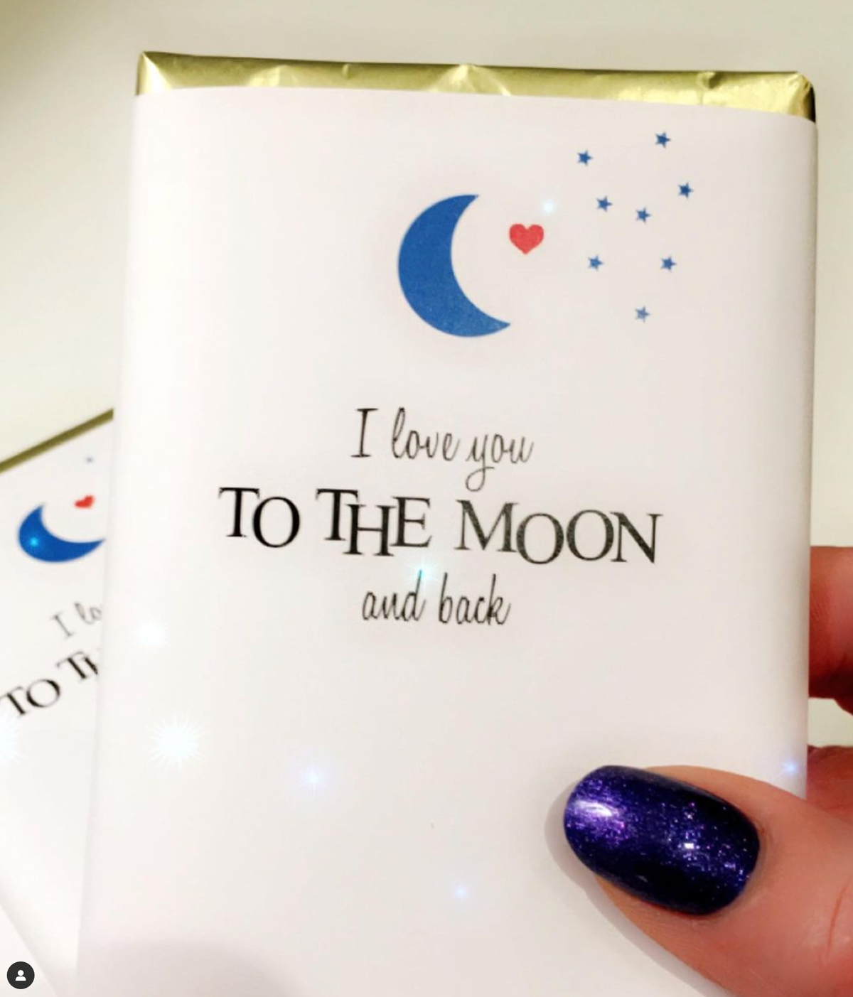 I love You To The Moon And Back Chocolate