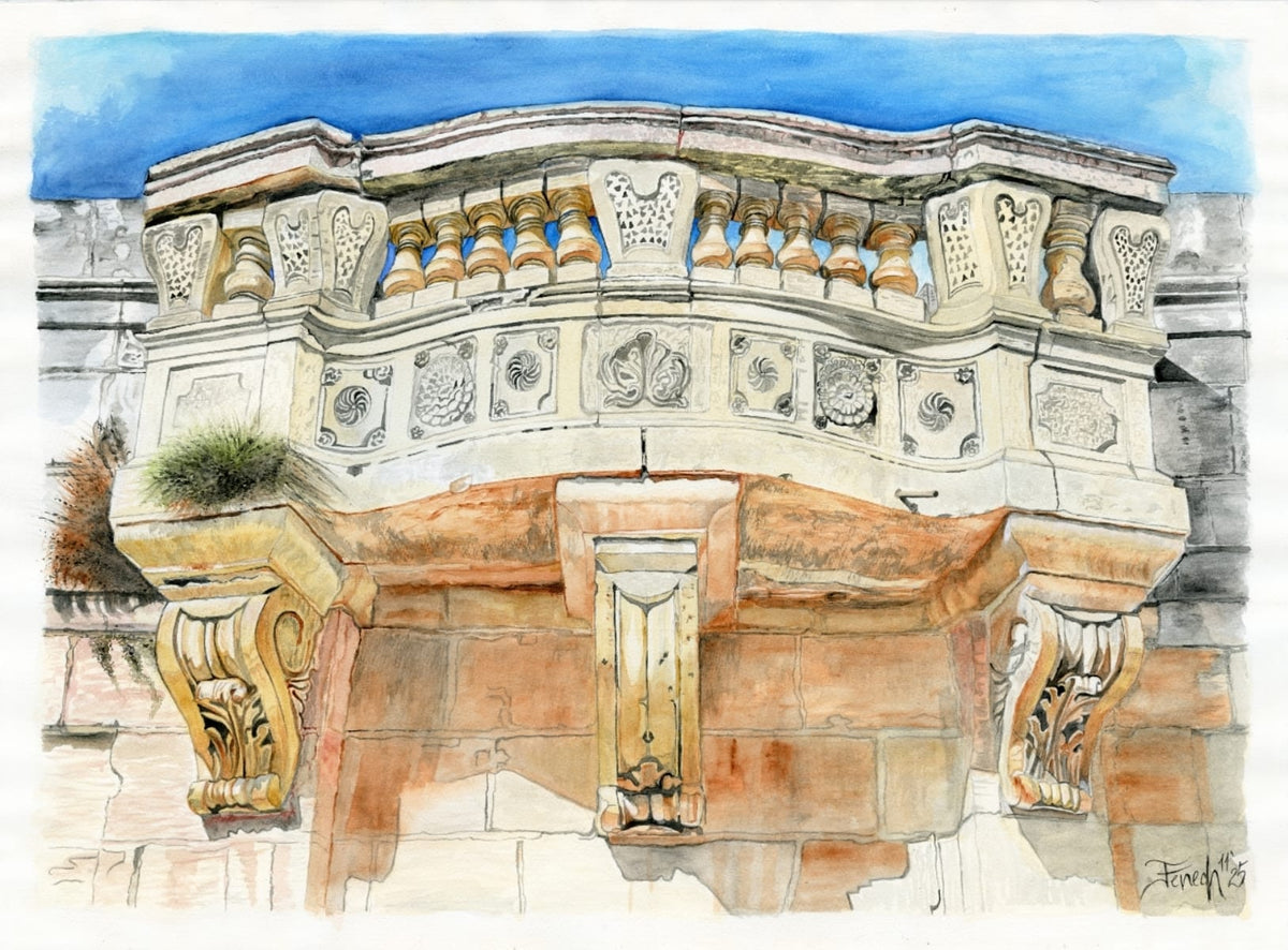 Maltese Balcony Print (By Jason Fenech)