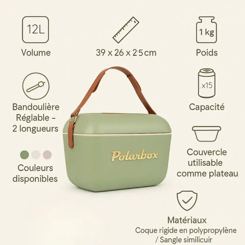 Pearl Gold Polarbox Cooler (12L)
