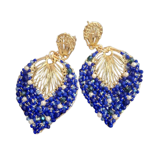 Handmade Lightweight Crystal Statement Earrings (YS24)