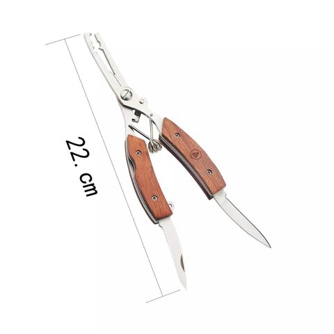 Set Fishing Scisors Rosewood And Grip