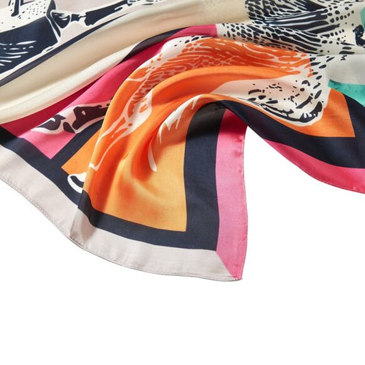 Triumph Cl‚o Small Silk Scarf - Pink