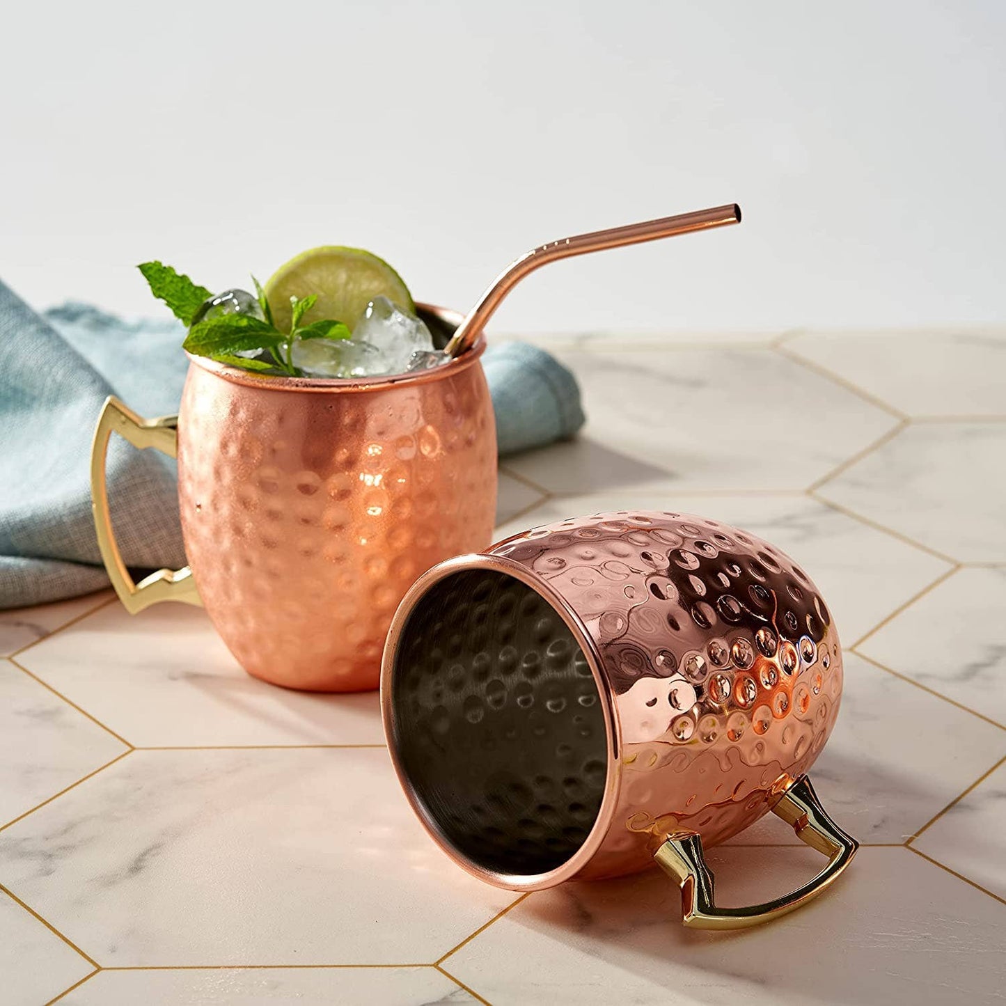 4 Moscow Mule Cocktail Mugs