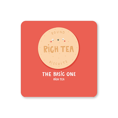 Rich Tea Thea Basic One Coaster