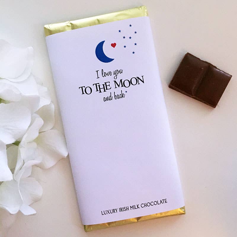 I love You To The Moon And Back Chocolate