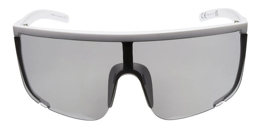 Angelina Matte White With Mirror Lens