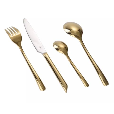 Lagiuole Cuttlery Set Matt Gold