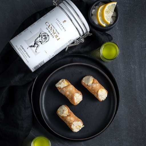 CANNOLI DI SICILIA LIMONCELLO TIN