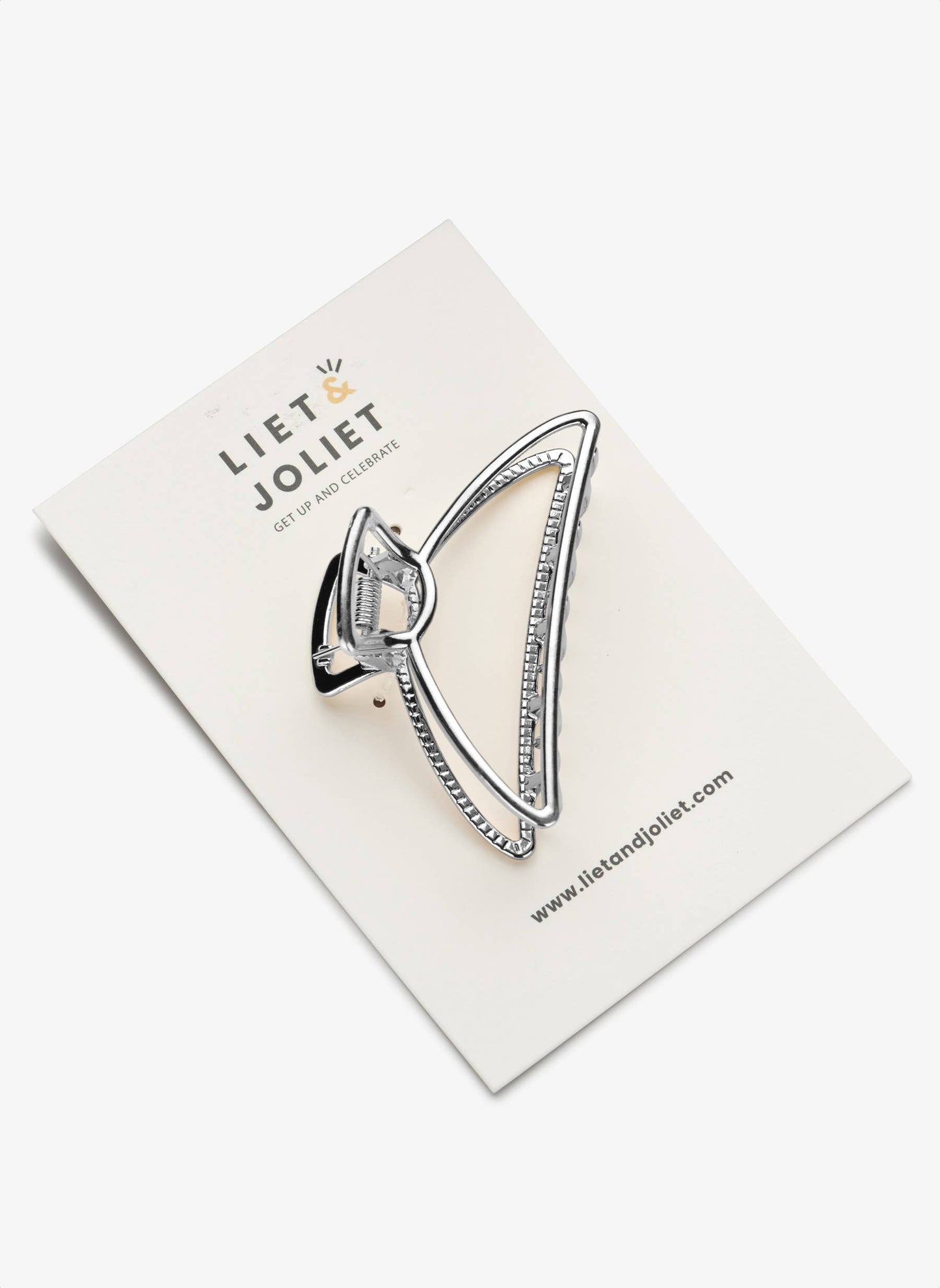 Caro Silver Hair Clip