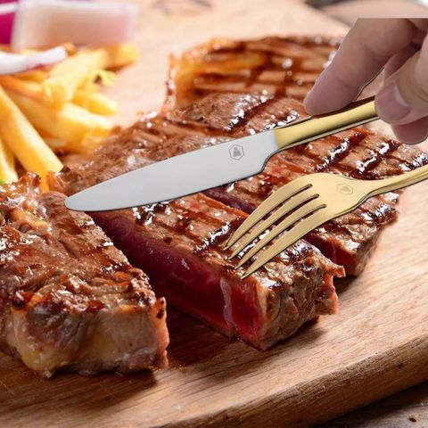 Lagiuole Cuttlery Set Matt Gold