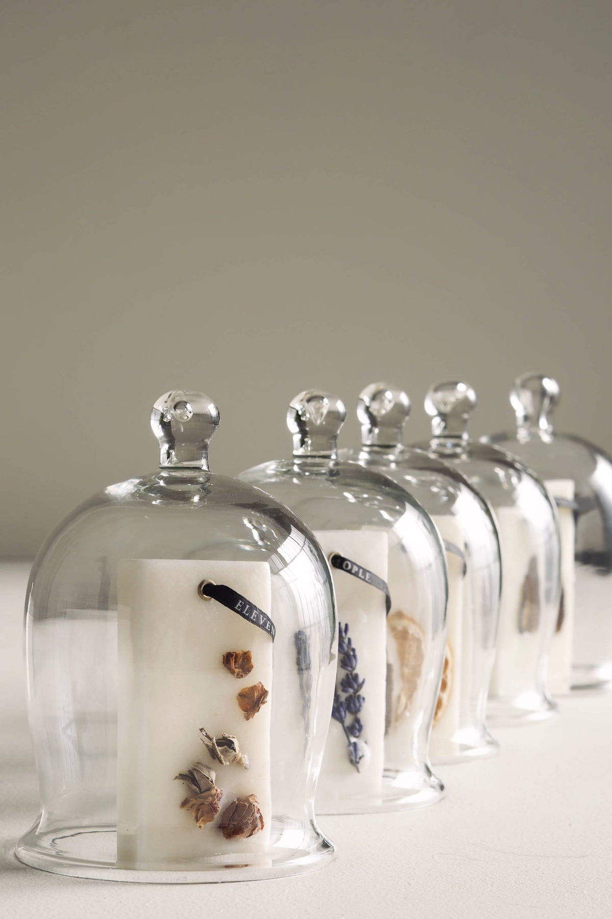 Elegant Glass Dome Decorative Tabletop Object: Small