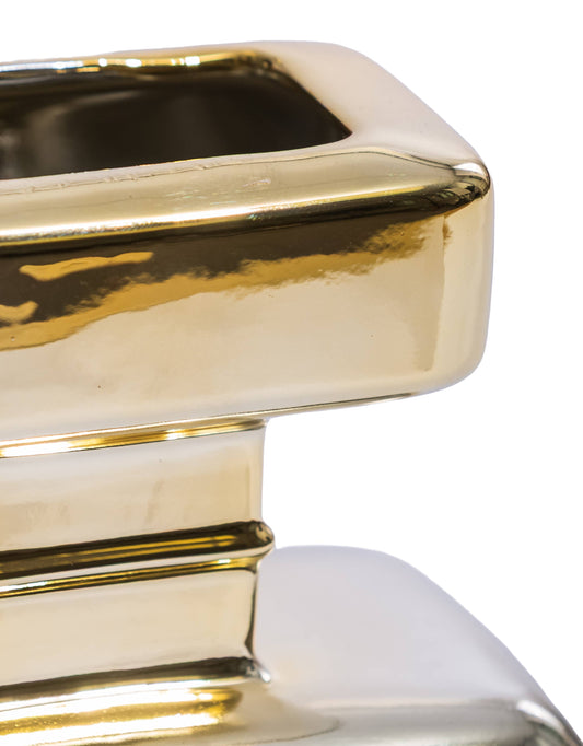 Electro Gold Perfume Bottle Vase