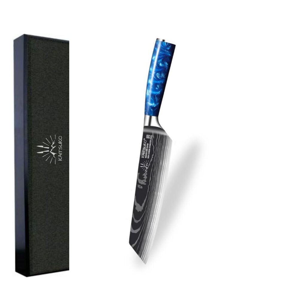 Kiritsuke Knife (Ocean Blue)