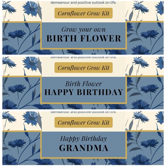 December Birth Flower - Grow Your Own Flower Gift