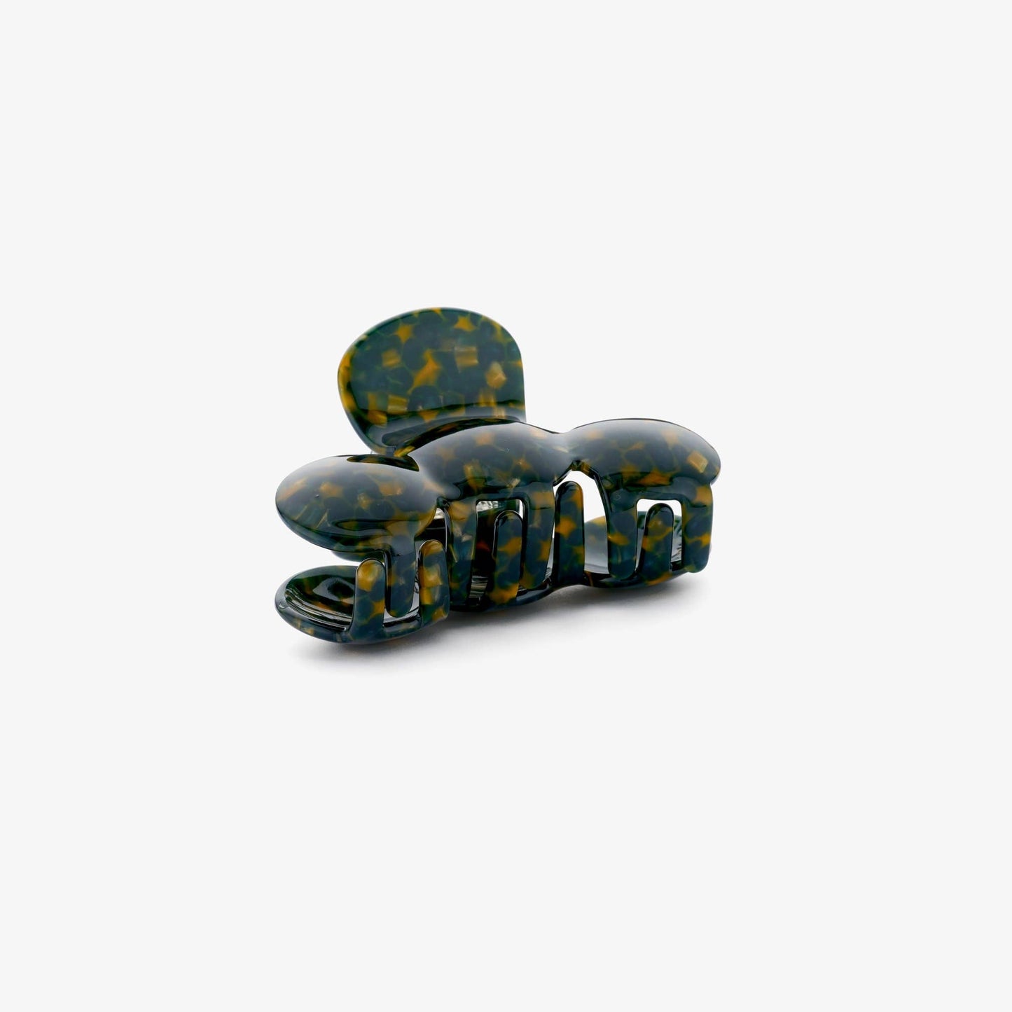 Green & Mustard Hair Clip