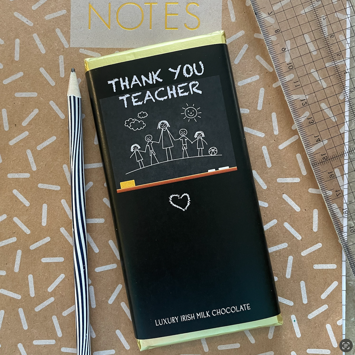 Thank You Teacher (Blackboard Design)