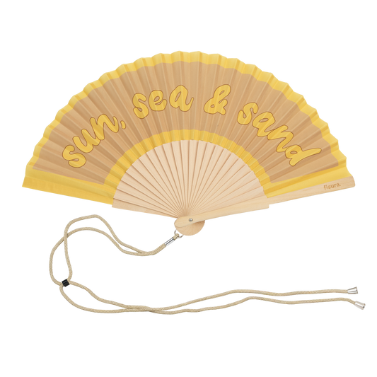 Hand Fan Sun, Sea & Sand