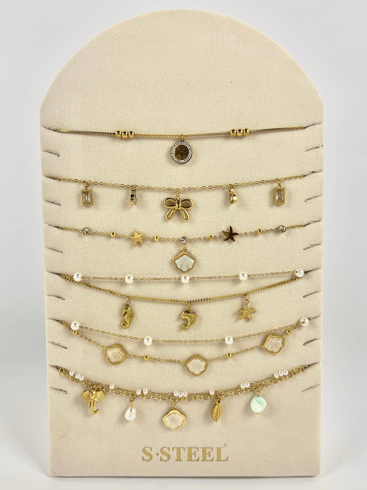 Charm Anklets – Stainless Steel