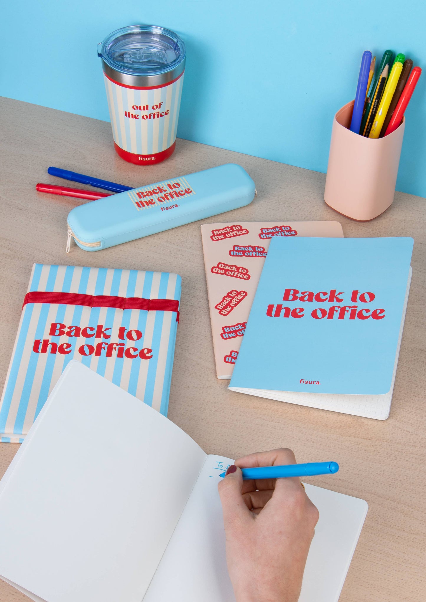 Pencil Case "Back To The Office"