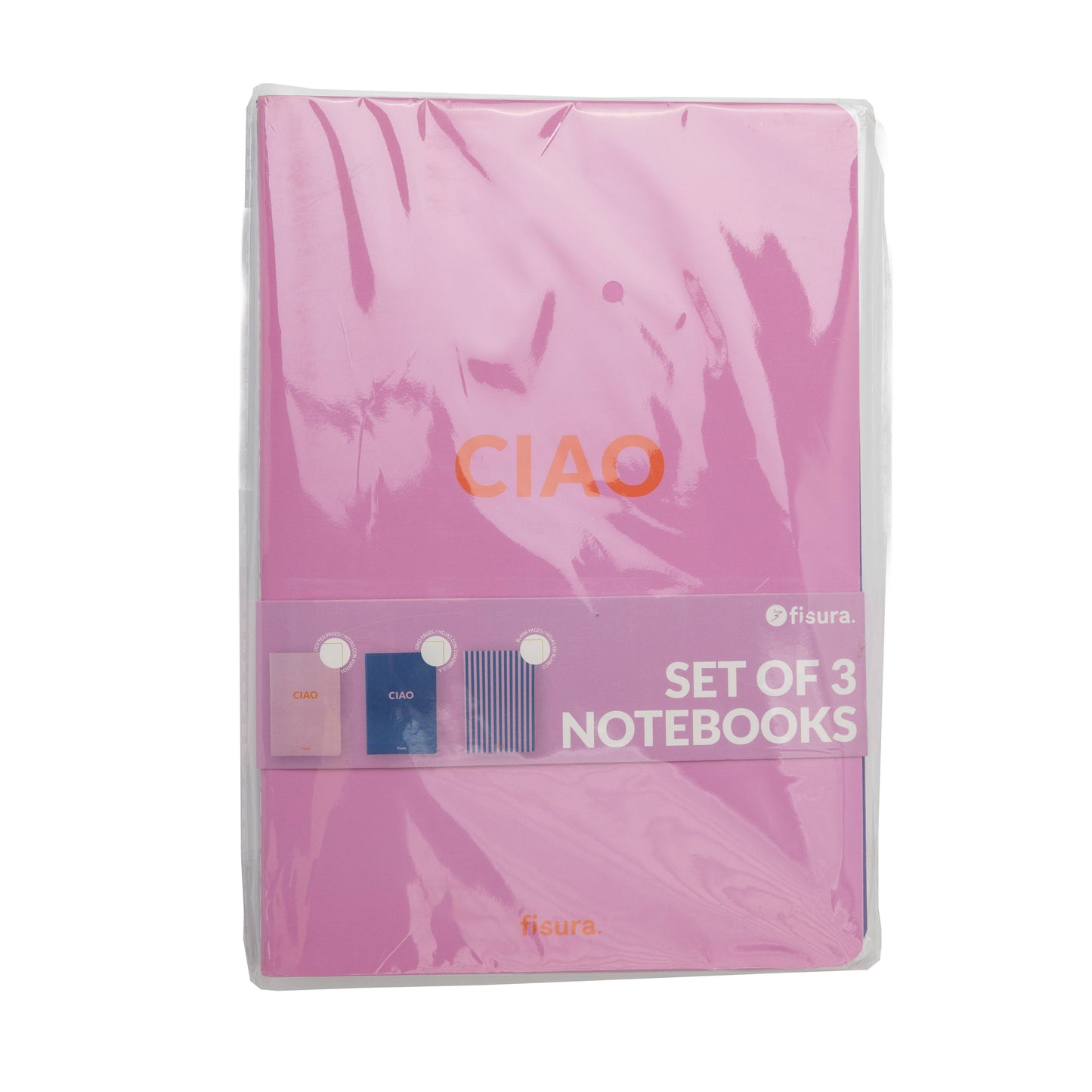 A5 "Ciao" Notebook (pack of 3)