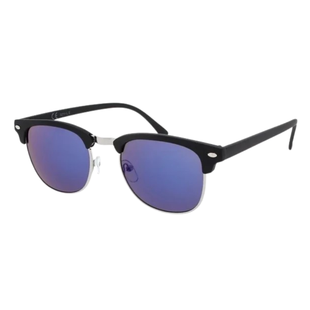 Cairo Black Frame with Blue Lens Sunglasses