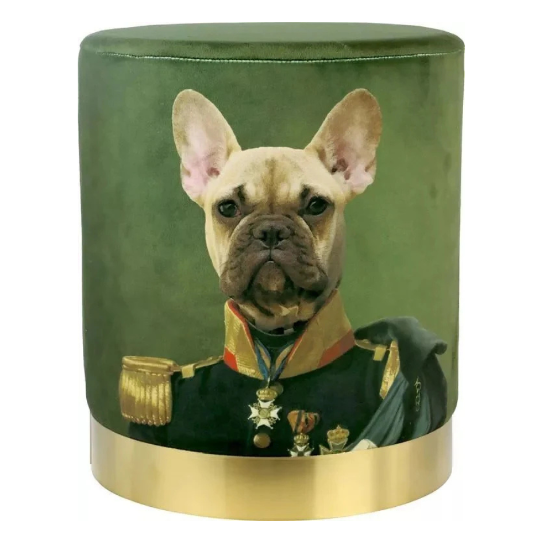 King Of Dog Pouffe Chair