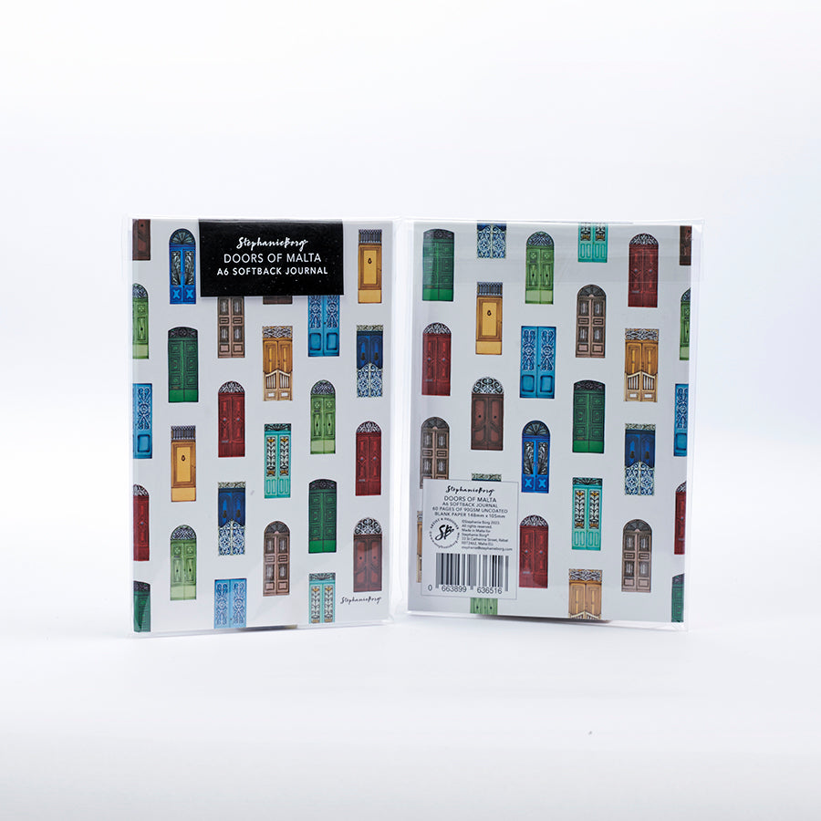 Stephanieborg doors A6 soft back journal