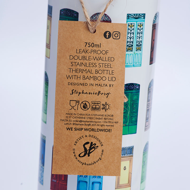 Doors Stainless Steel Thermal Bottle
