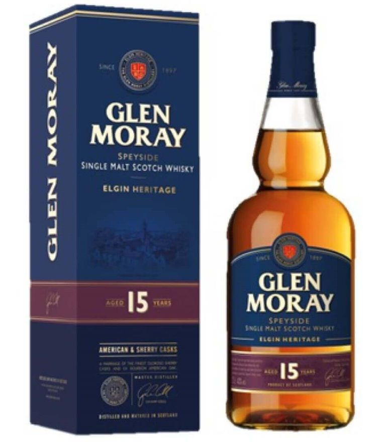 Glen Moray Single Malt Whisky 15 Years Old, 700ml