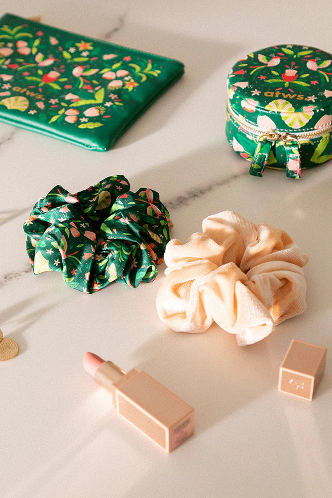 Green Jungle Duo Scrunchies