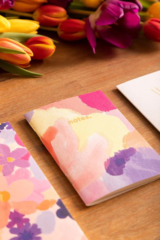 Duo Flower Garden Pocket Notebook