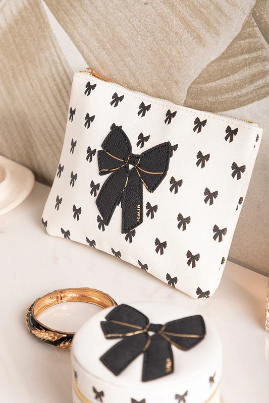 Black Bow Pouch