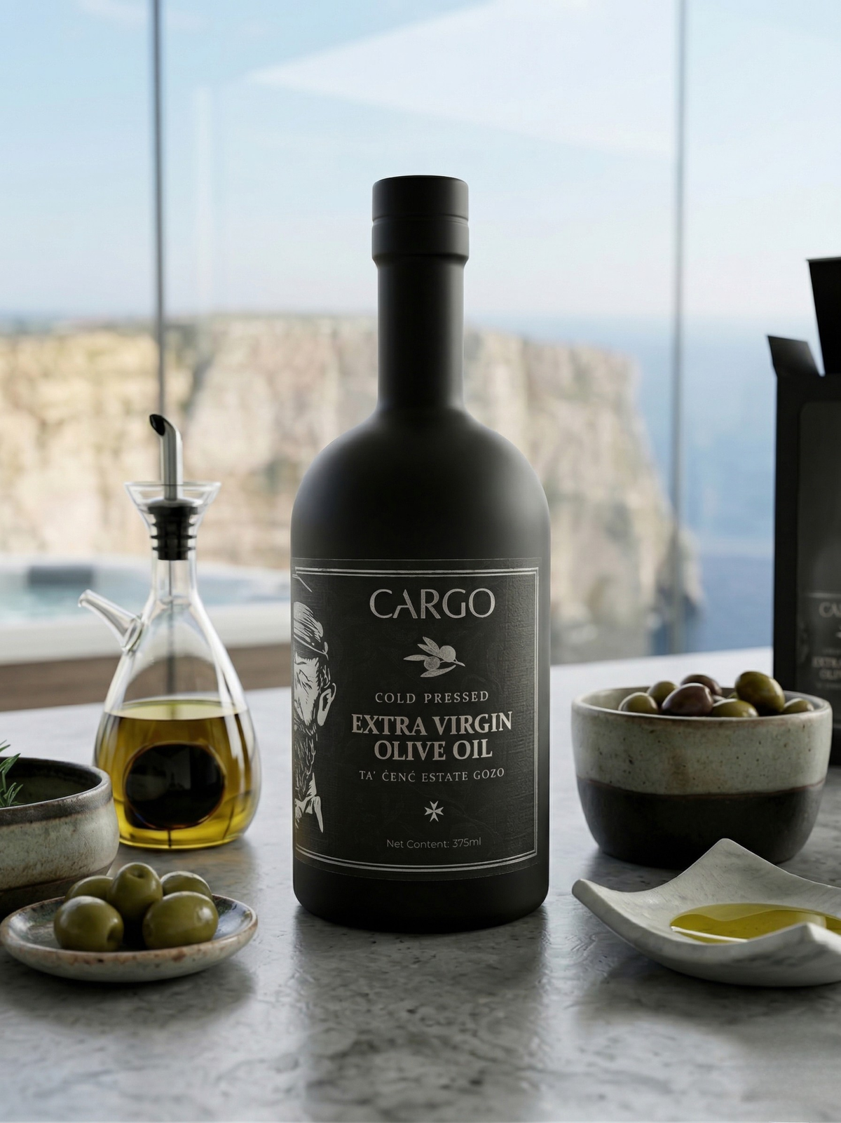 Premium Extra Virgin Olive Oil by Cargo (375ml)
