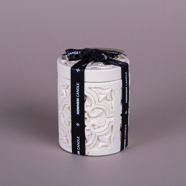 Small Cylinder Maltese Tile Beige