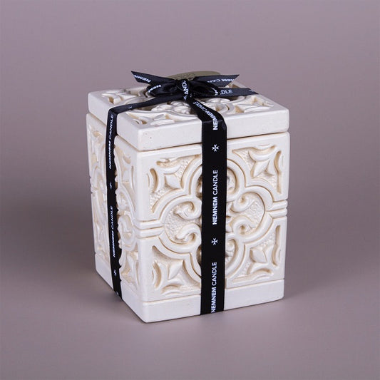 Large Cube Maltese Tile Beige