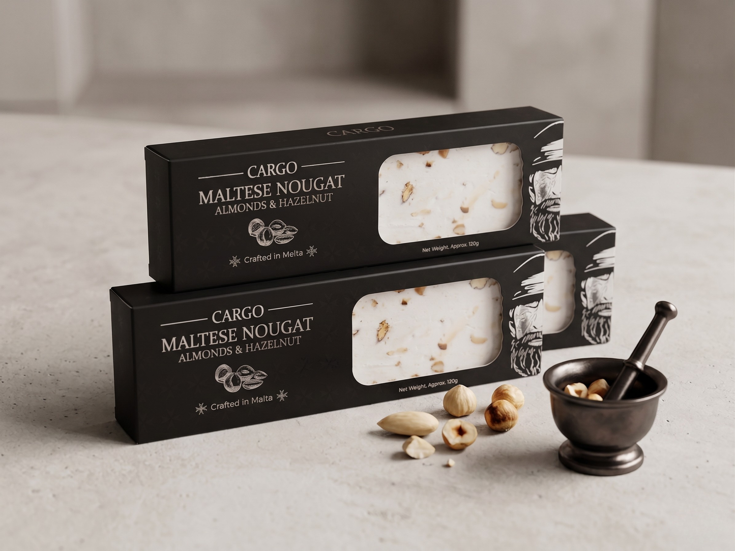 Homemade Nougat Soft Almond & Hazelnut