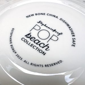 Pop Bone Esspresso Cup and Saucer Beach Yellow