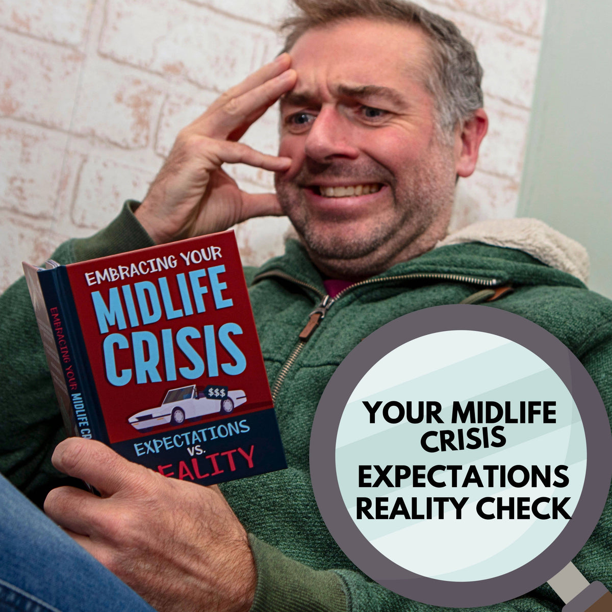Embracing Your Mid-Life Crisis Gift Book - Novelty Gifts