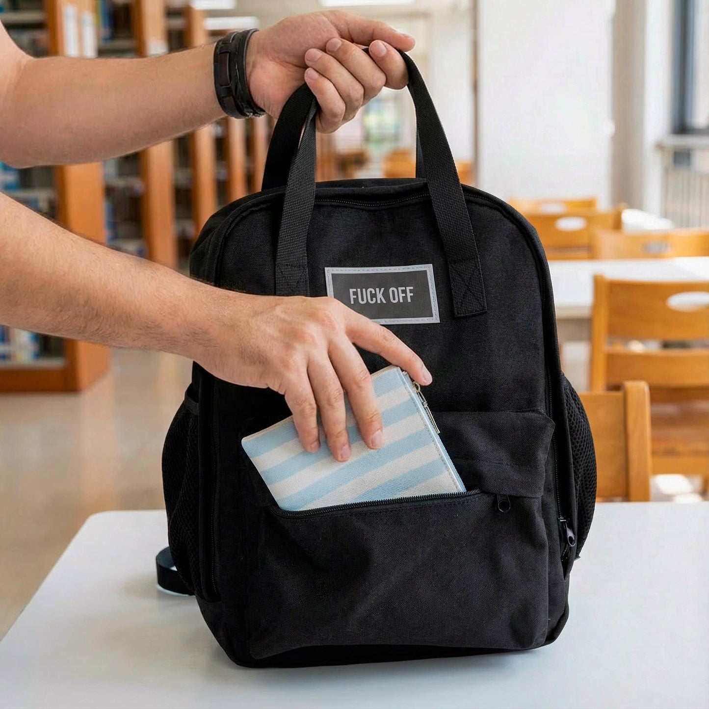 Backpack "Fuck Off"