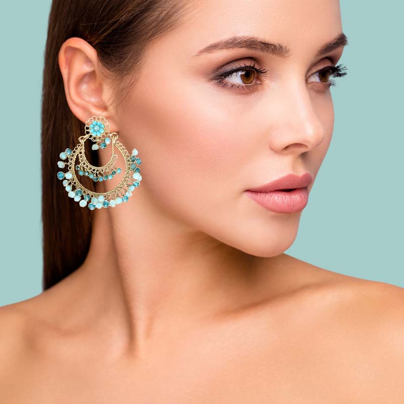 Handmade Crystal Earrings (GG13)