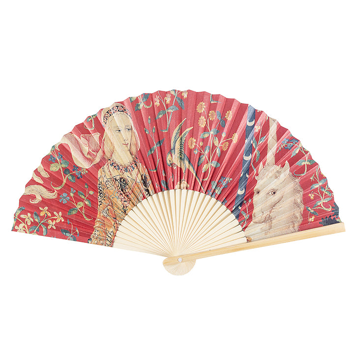 The Lady And The Unicorn Hand Fan