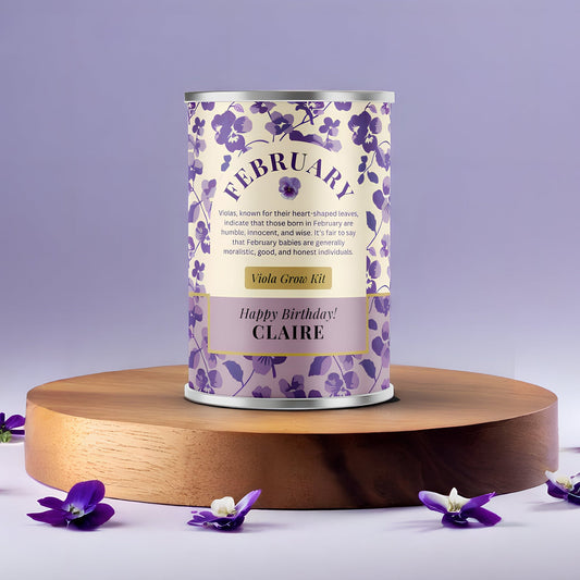 February Birth Flower - Grow Your Own Flower Gift