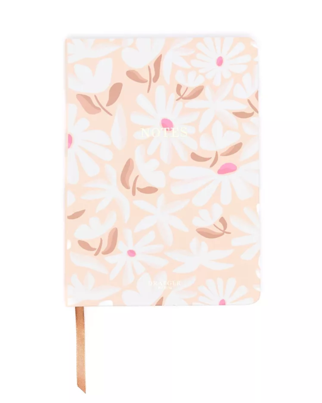 A5 Taupe Flowers Notebook
