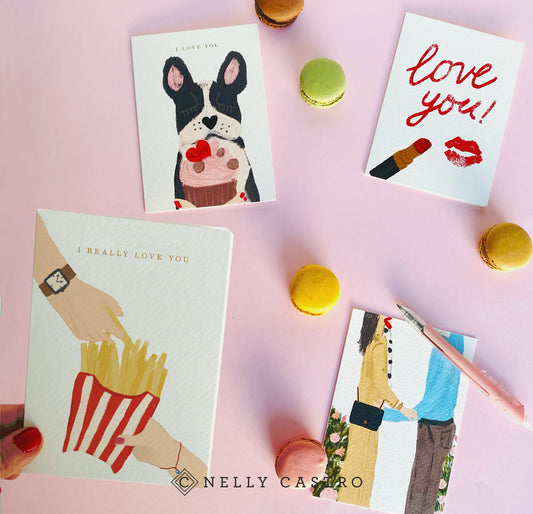 I Really Love You French Fries Greeting Card