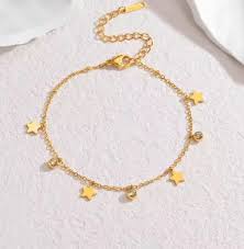 Radiant Starfish Anklet Gold