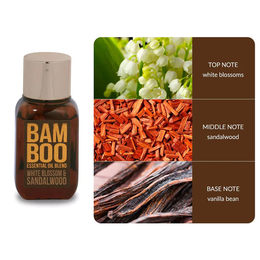Bamboo Essential oil Cedar Wood and White Musk 10ml