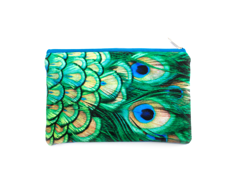 Peacock Zip Pouch