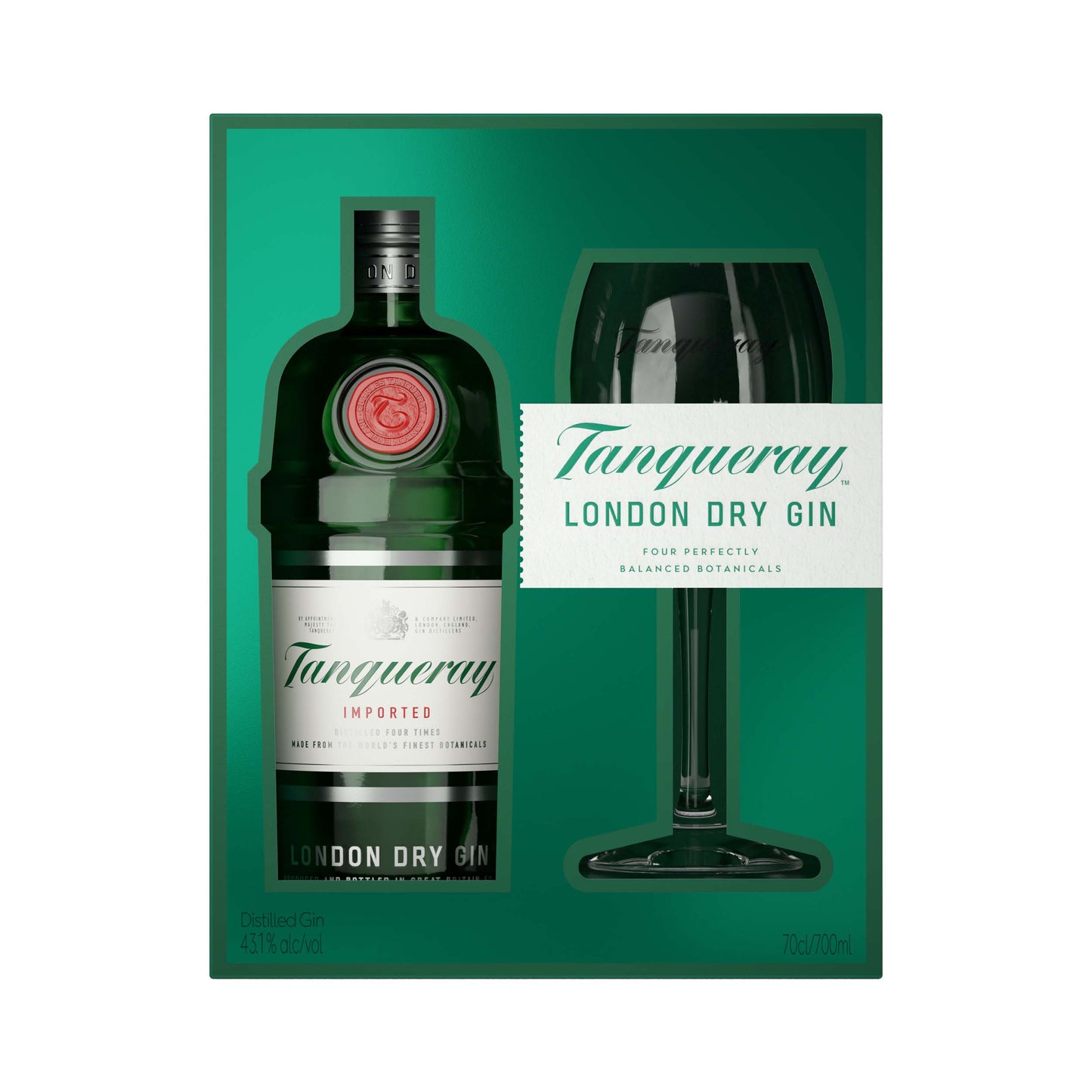Tanqueray London Dry Gin With Glass